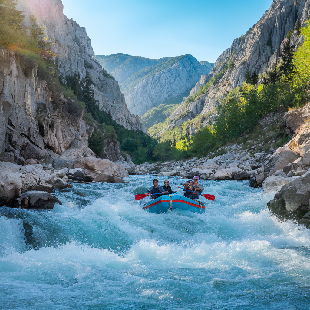 Rafting in der Tara-Schlucht